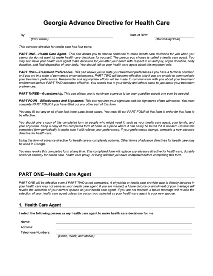 Free Power of Attorney Forms PDF WORD
