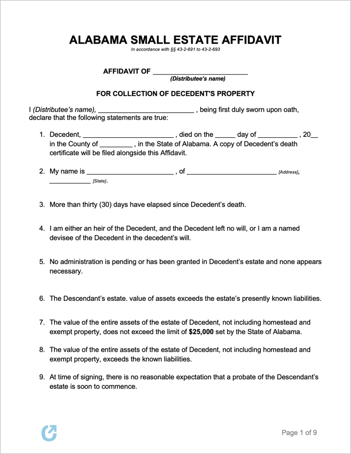 free-9-small-estate-affidavit-forms-in-pdf