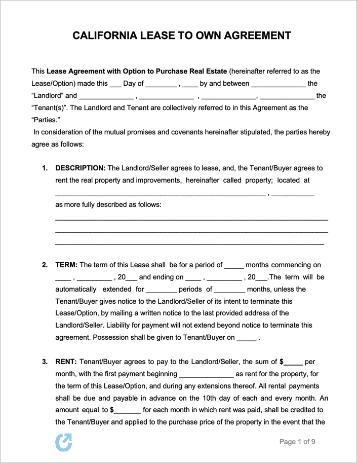 Free Printable Rental Lease Agreement California Jeroboams Printable