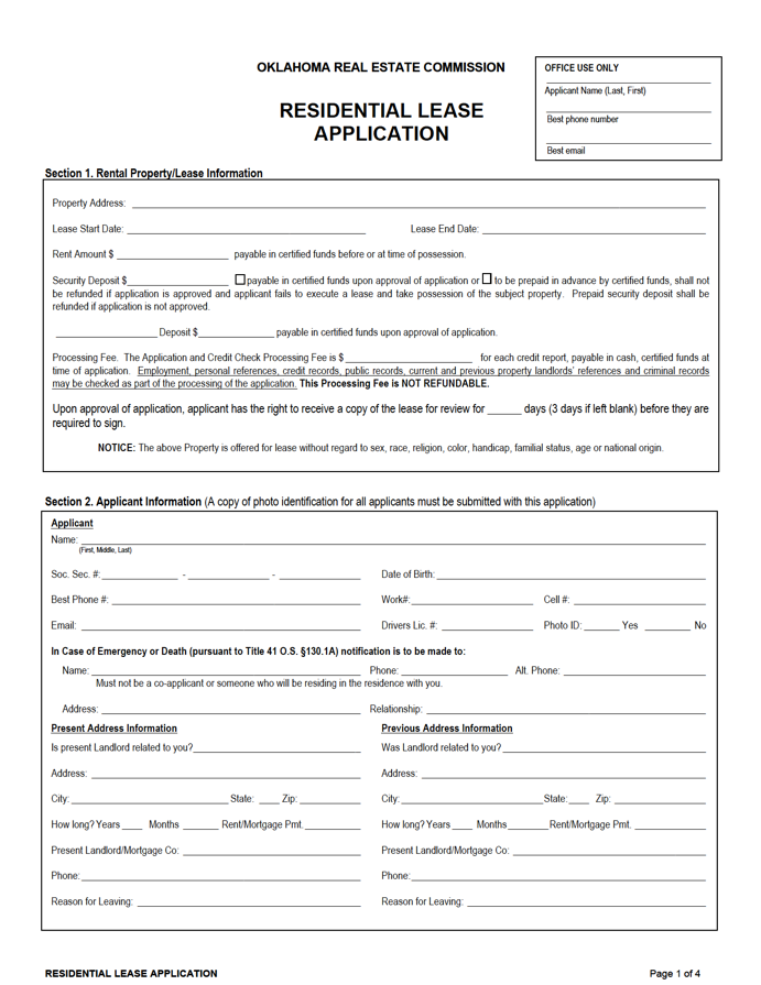 free-oklahoma-residential-rental-application-pdf