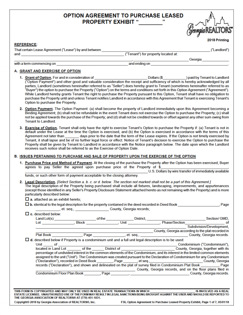 Free Rental Lease Agreement Templates PDF