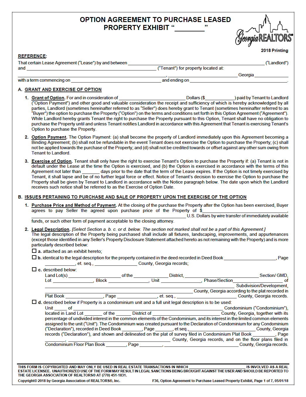 Free Lease to Own Agreement PDF