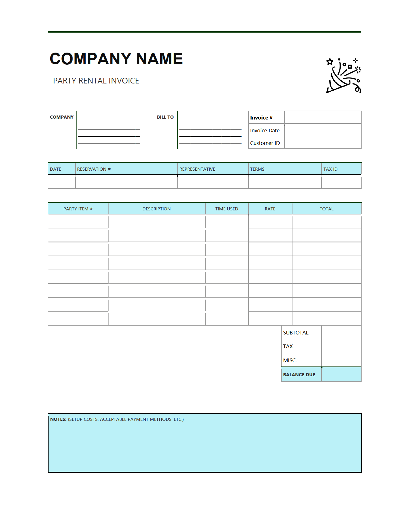 monthly-rent-invoice-template