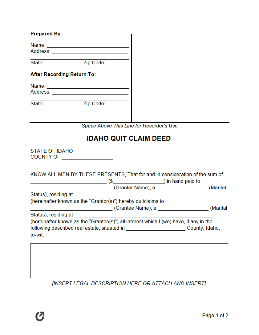 free-idaho-quit-claim-deed-form-pdf-word-rtf